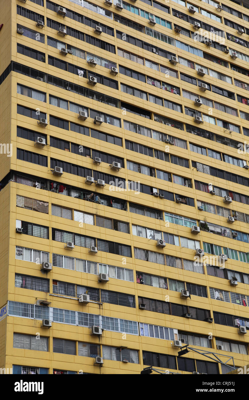 High rise tower block, social housing. Chinatown,  Singapore Stock Photo