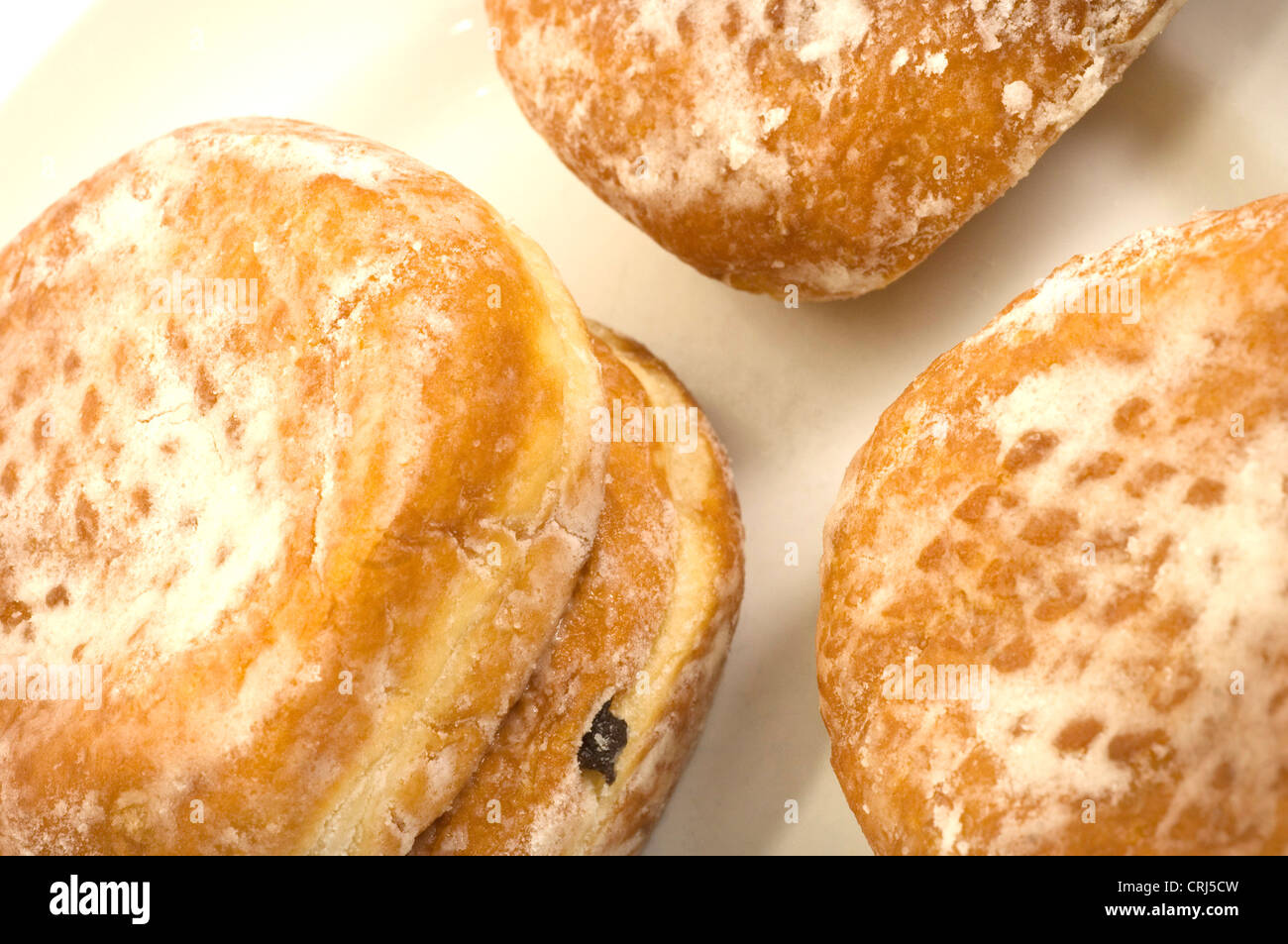 Doughnuts regarded by many as junk food. Stock Photo