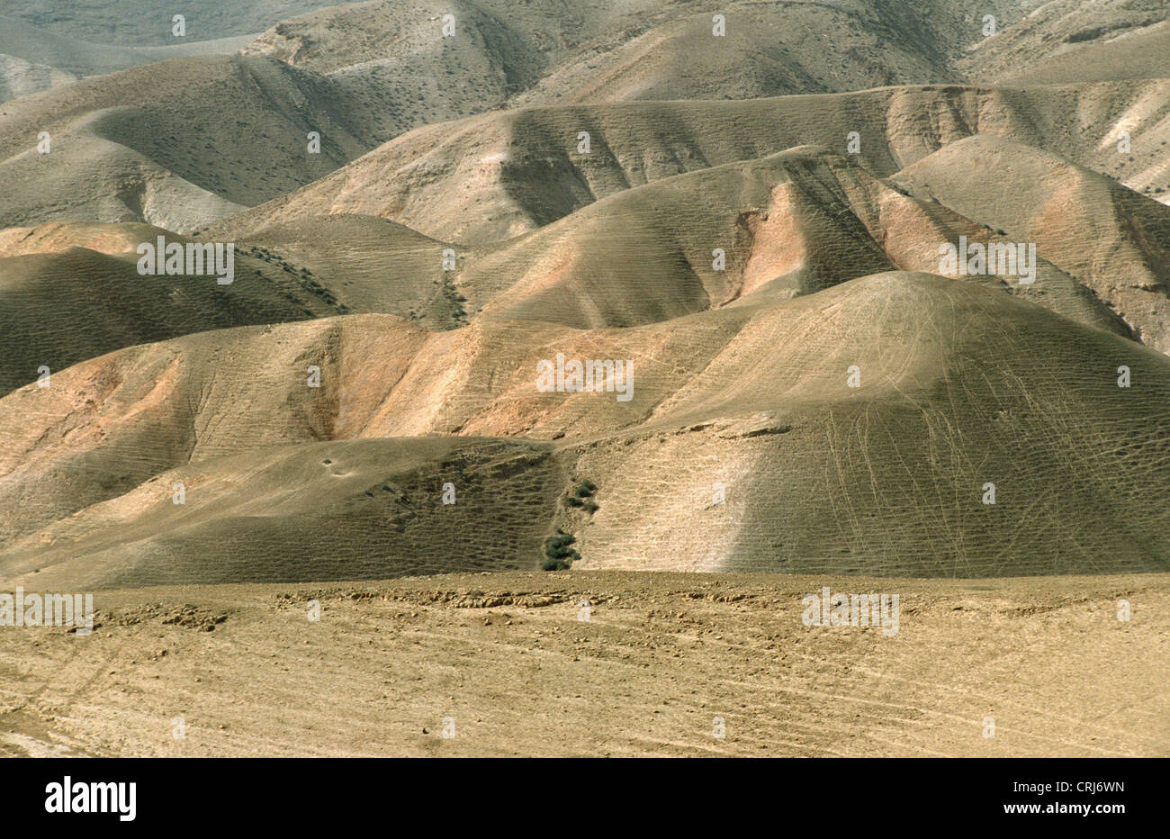 The Judean Desert in Israel Stock Photo