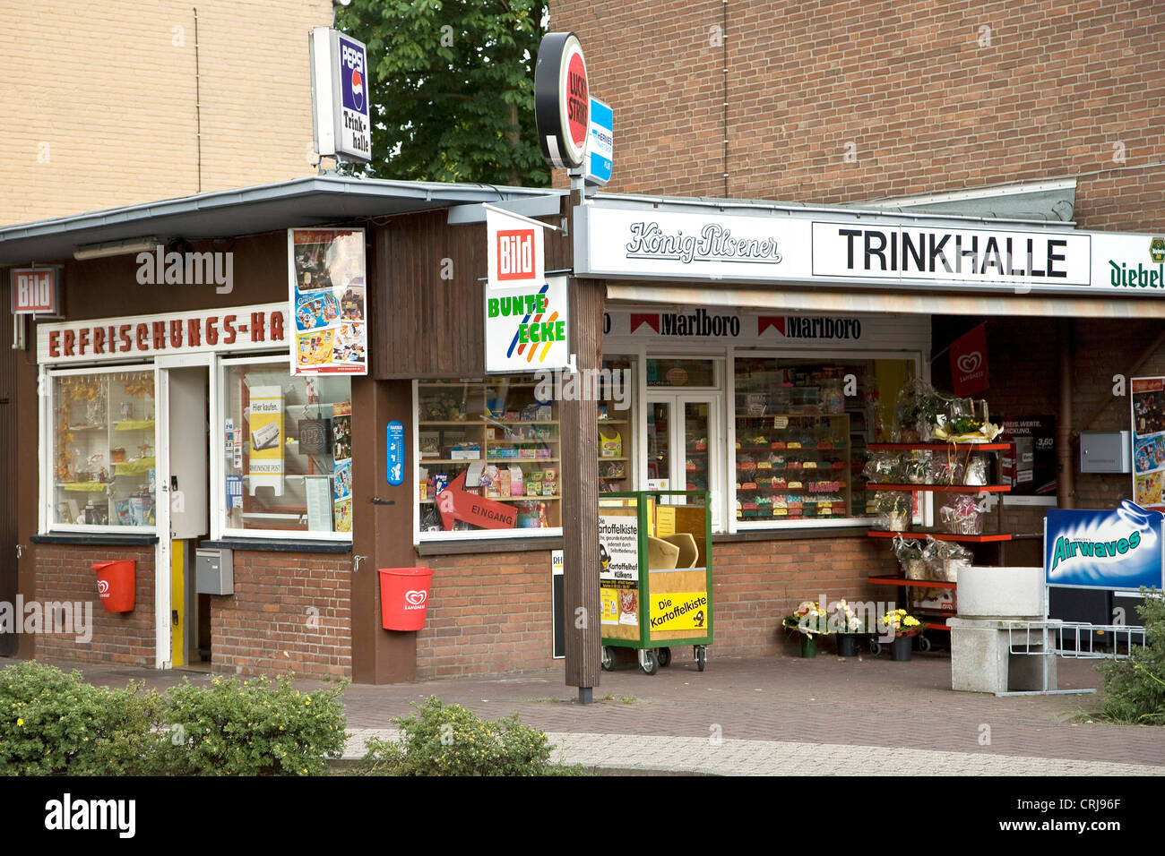 kiosk in Xanten, Germany, North Rhine-Westphalia, Xanten Stock Photo