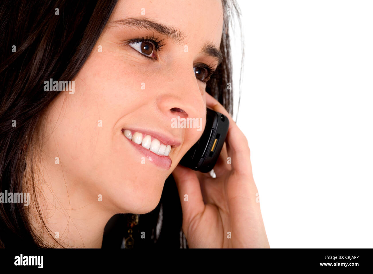 girl on the phone Stock Photo
