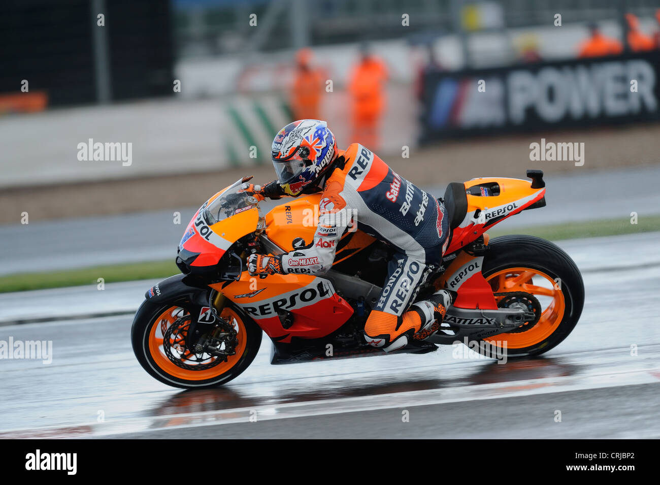 casey stoner, repsol honda, moto gp 2012 Stock Photo - Alamy