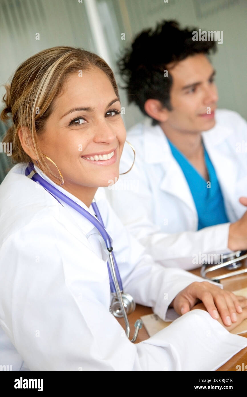 Team doctors in meeting hires stock photography and images Alamy