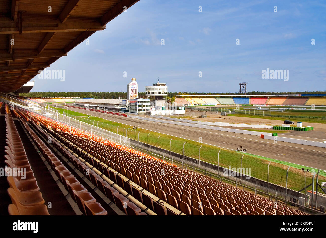 Hockenheim Race Arena at the Southern German Town of Hockenheim Stock Photo
