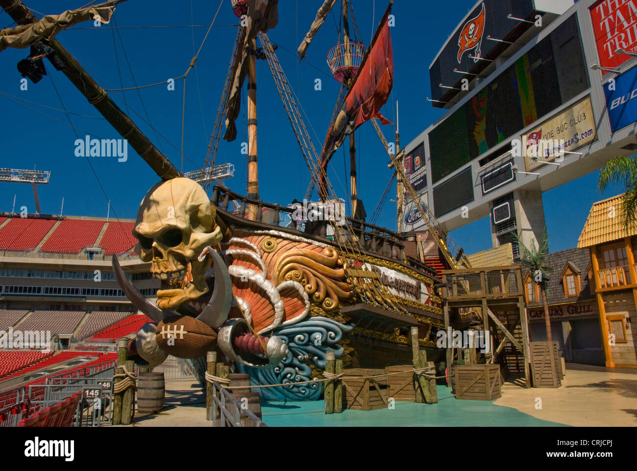 what is the front part of a pirate ship called
