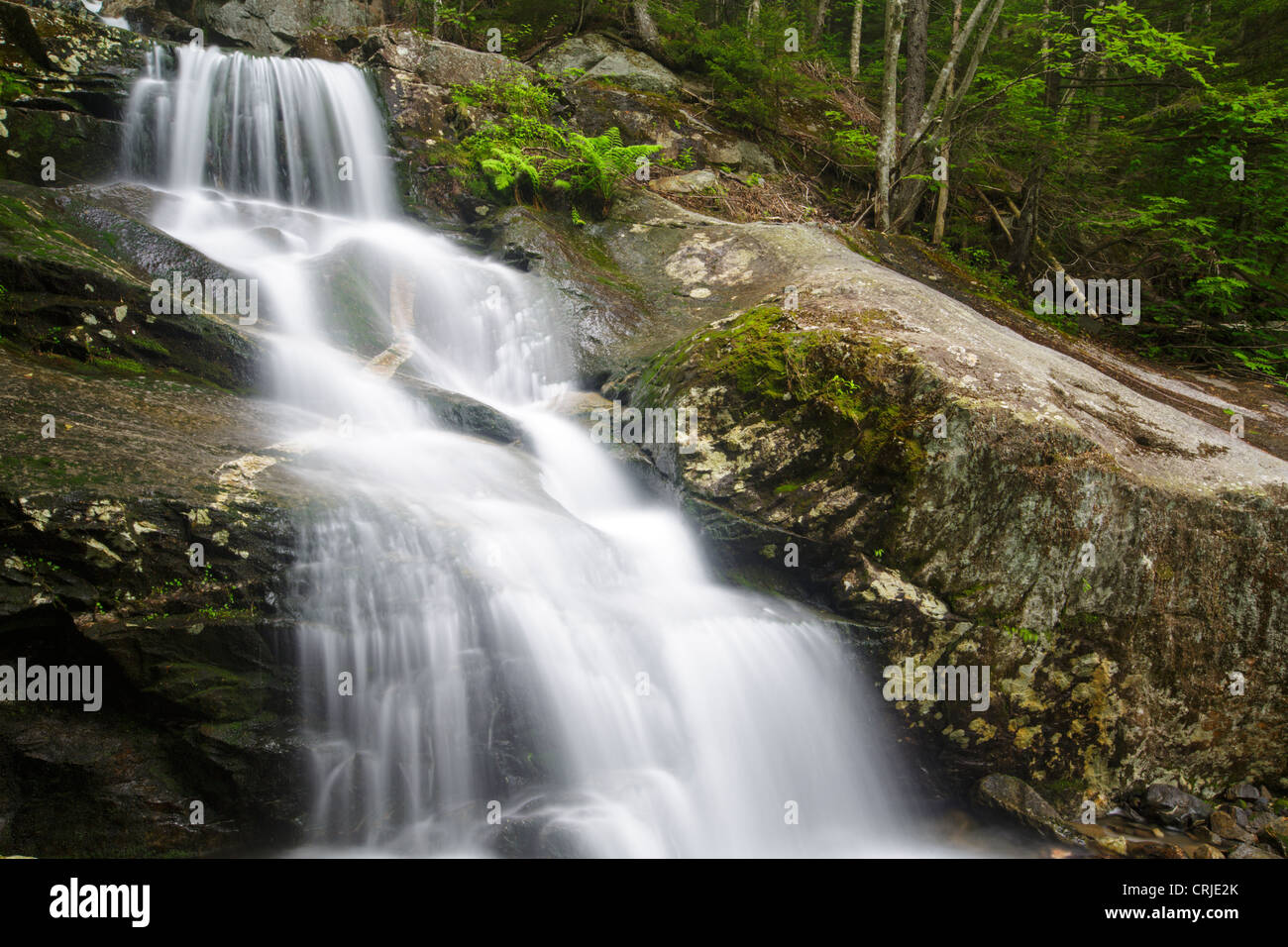 Beaver Brook Cascades during the spring months. These cascades are