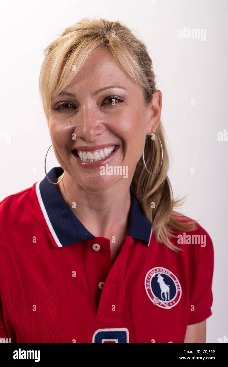 American female road cyclist Dotsie Bausch at the Team USA Media Summit