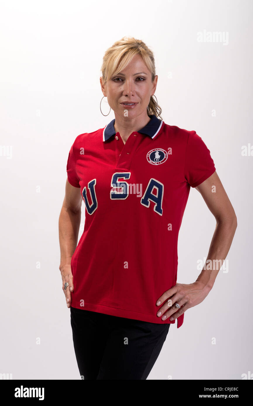 American female road cyclist Dotsie Bausch at the Team USA Media Summit