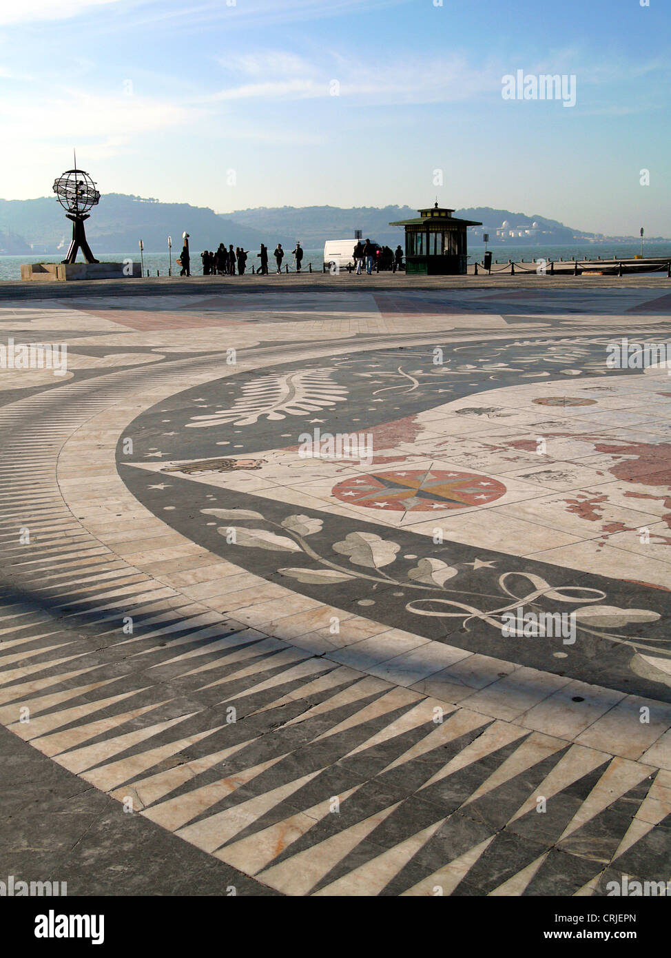 memorial place in Bel�m for the famous explorers who set off on their voyages of discovery from here, Portugal, Lisbon Stock Photo
