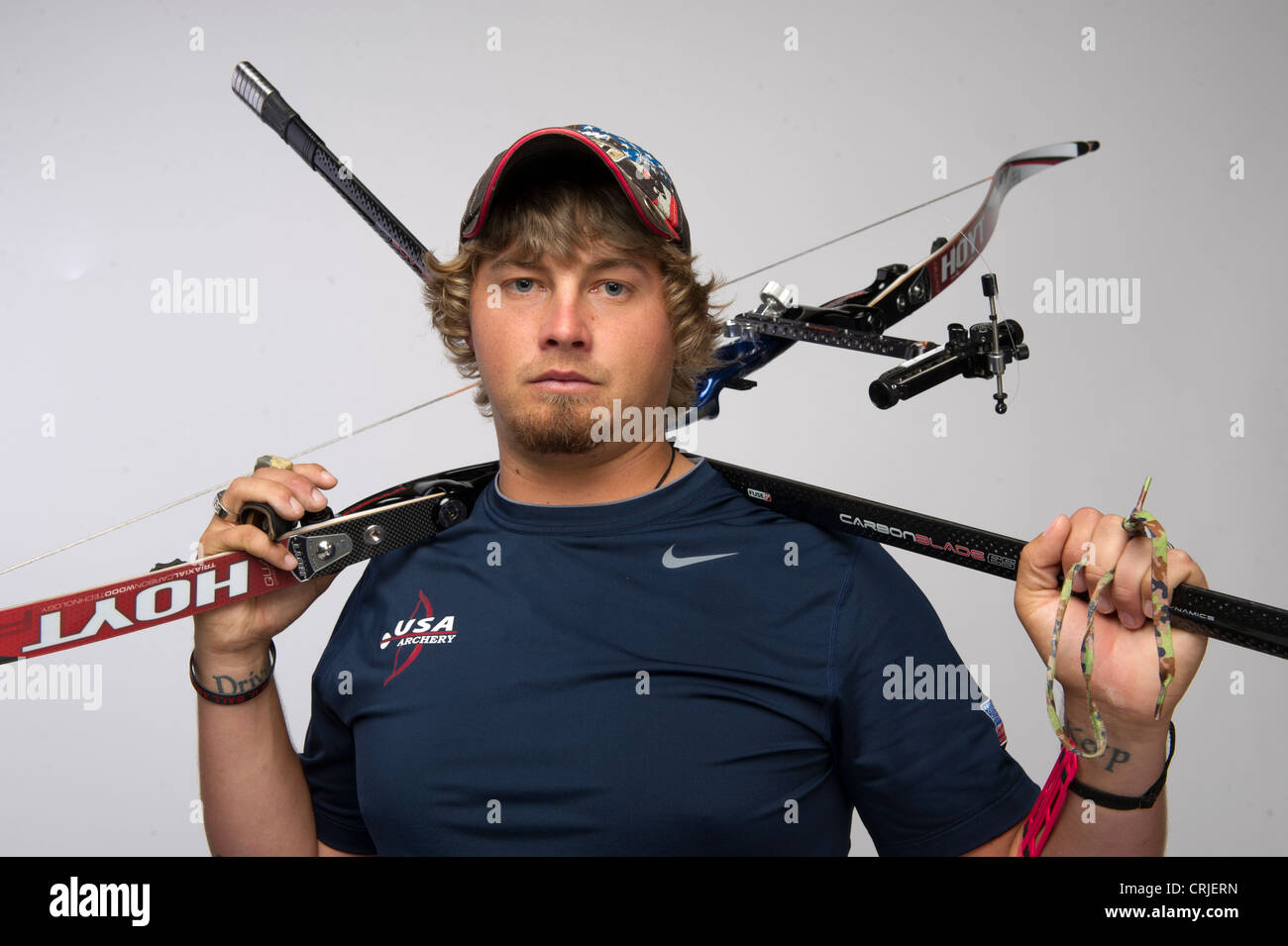 American male archer Brady Ellison at the Team USA Media Summit in