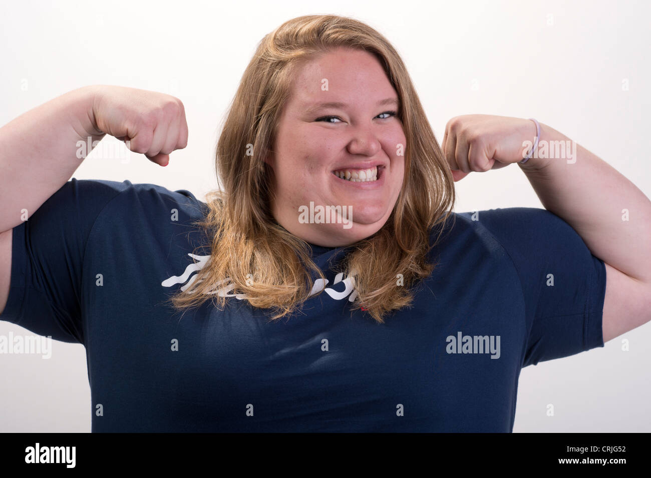 Team USA weightlifter Holley Mangold poses at the US Olympic Team media summit in Dallas Texas prior to the London Olympics Stock Photo