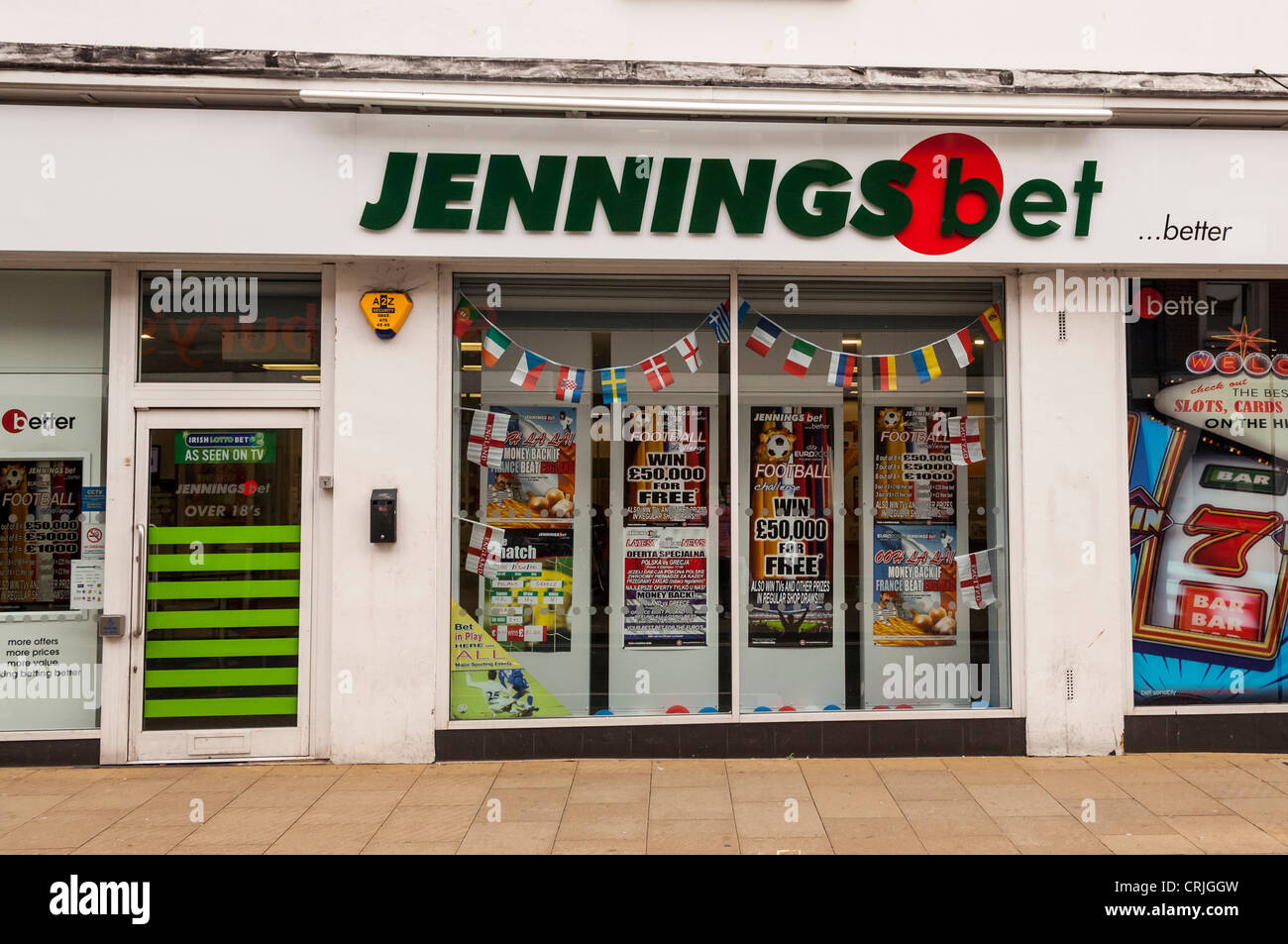 The Jennings bet betting shop store in Ipswich , Suffolk , England , Britain , Uk Stock Photo