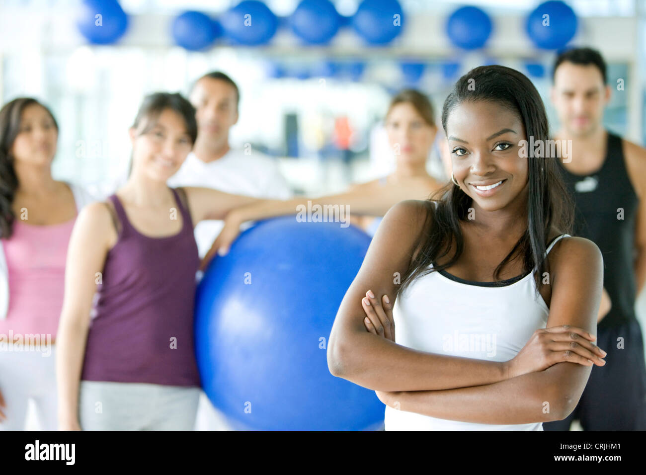 Different group people gym hi-res stock photography and images - Alamy