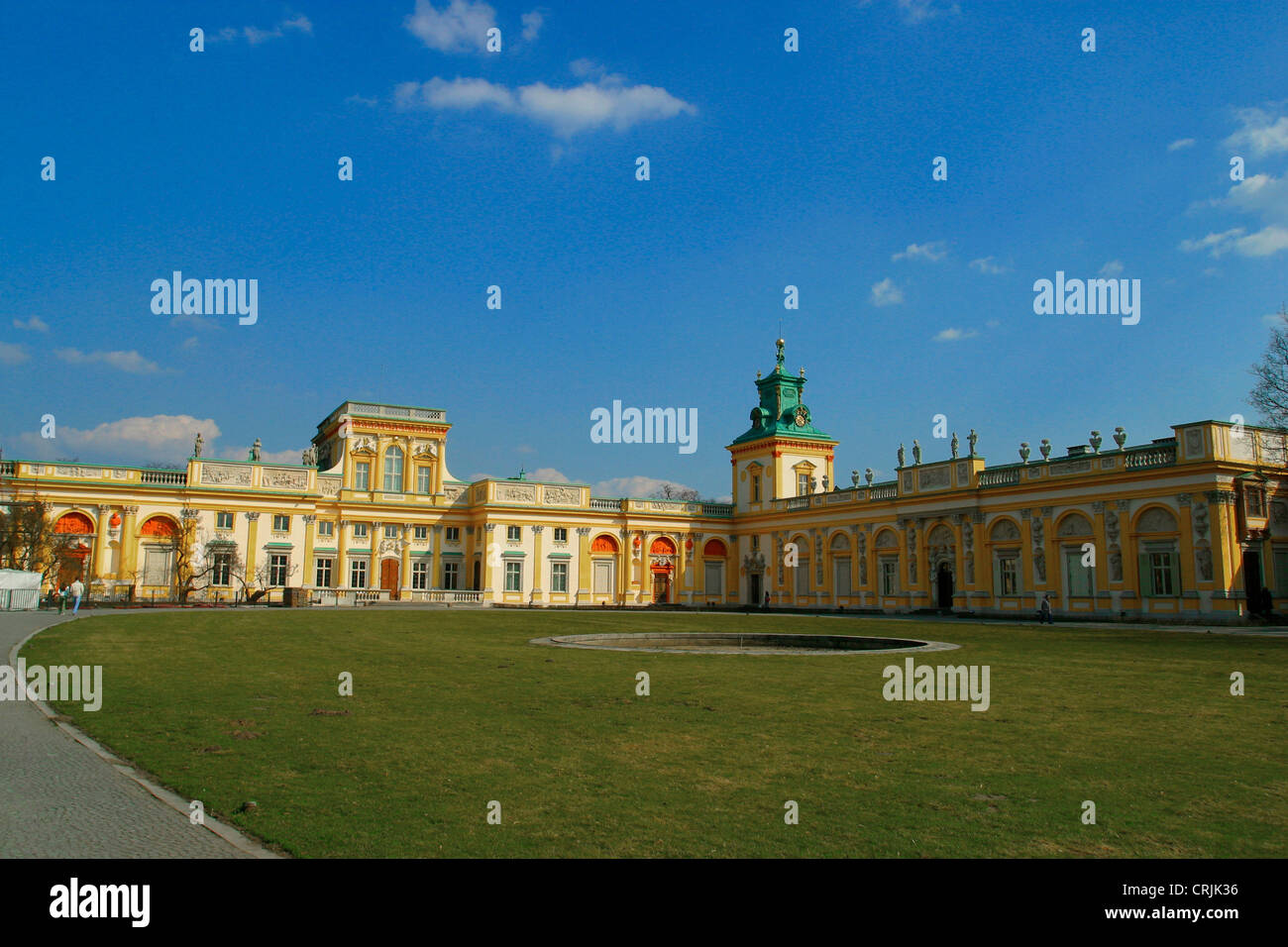 Royal Gardens in Warsaw, Poland, Warsaw Stock Photo Alamy