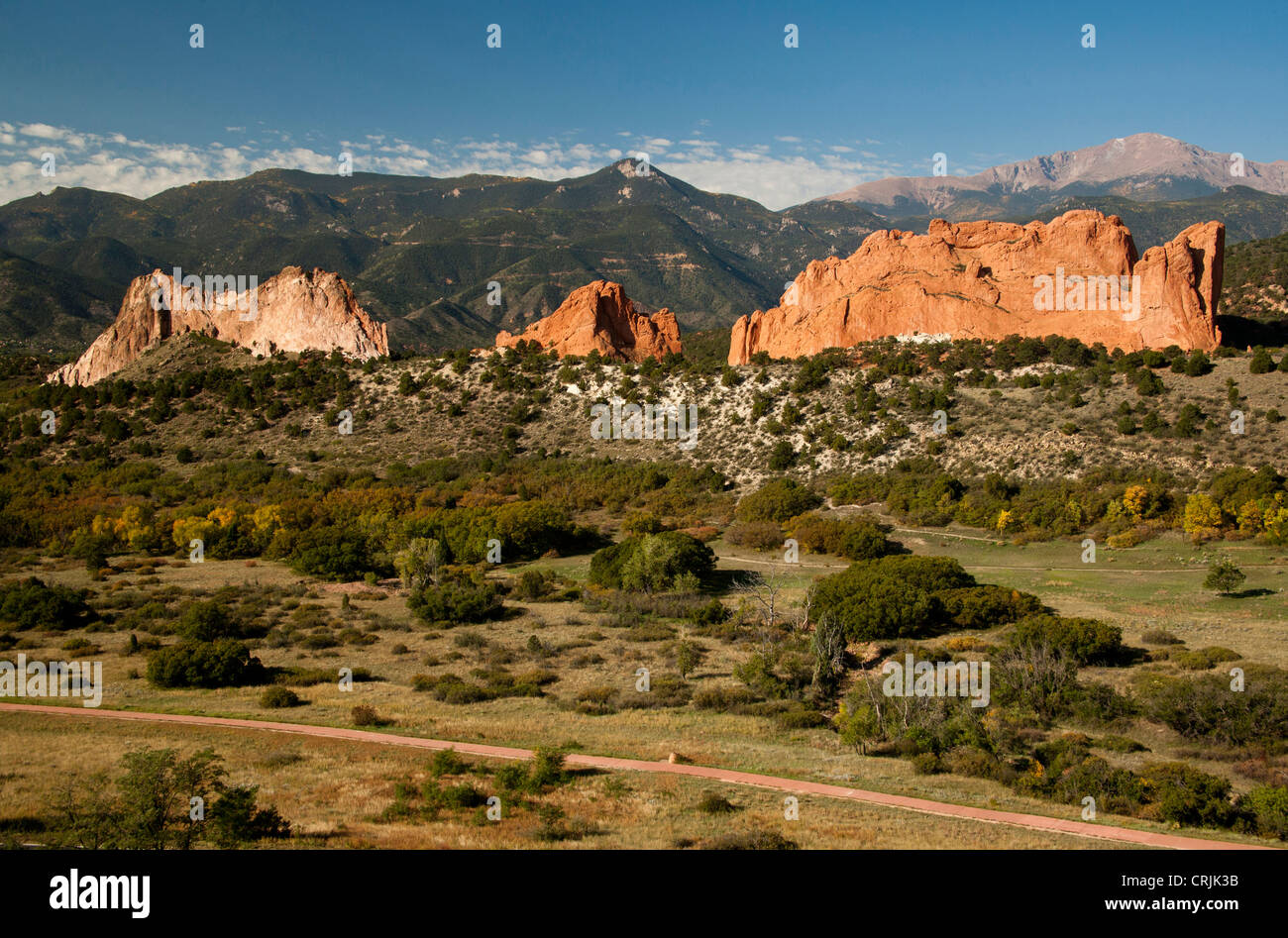 North America, USA, Colorado Springs, Garden of the Gods Historic Site Stock Photo