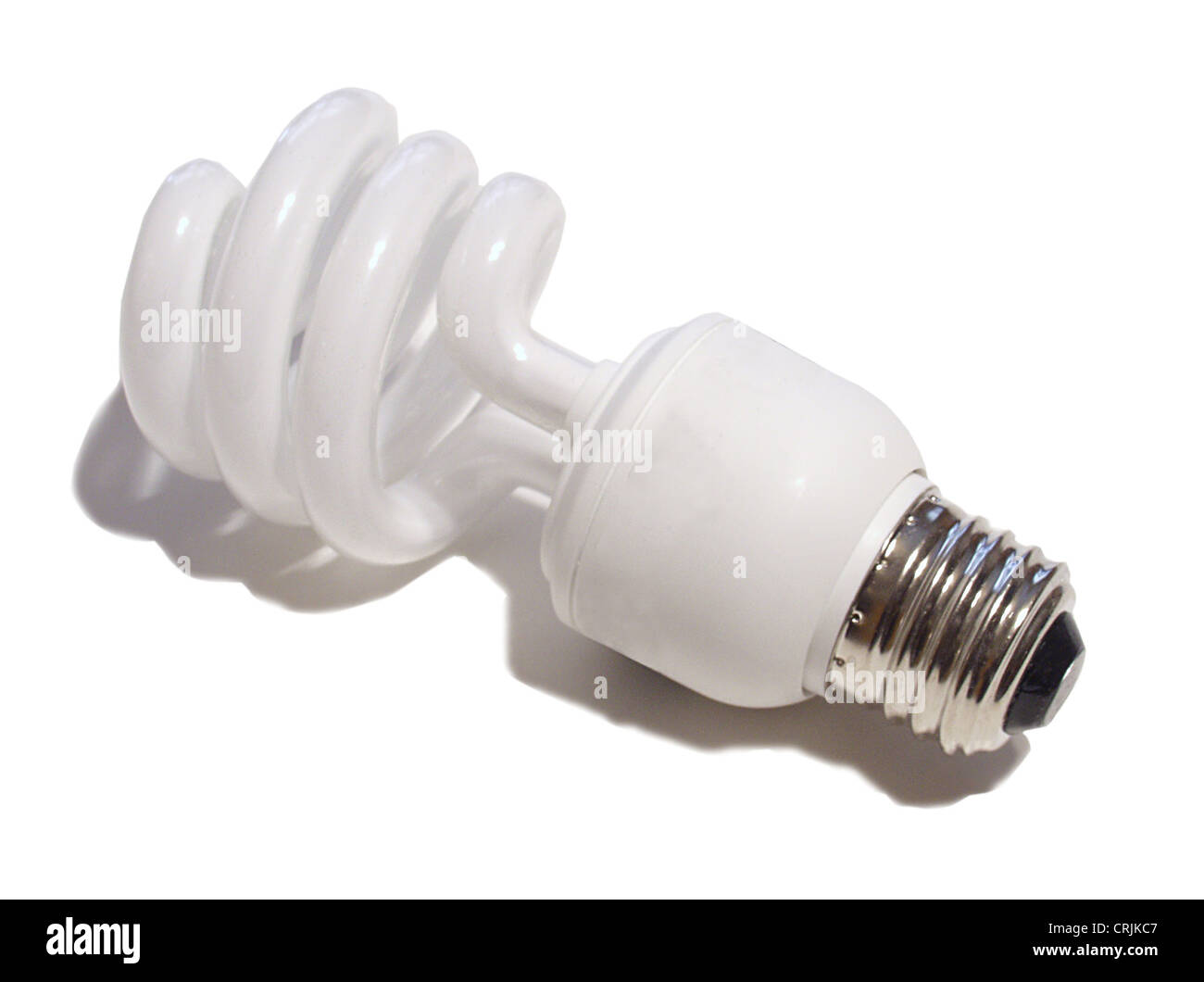 electric energy-saving bulb, spiral-type integrated compact fluorescent lamp  Stock Photo - Alamy