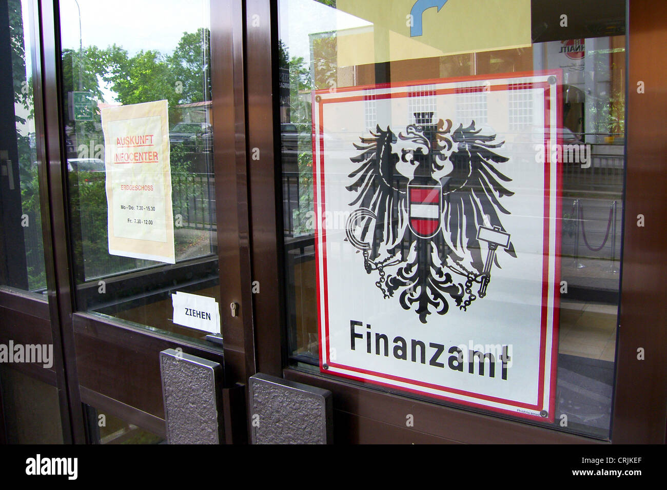 Austrian tax office, Austria, logo Stock Photo Alamy