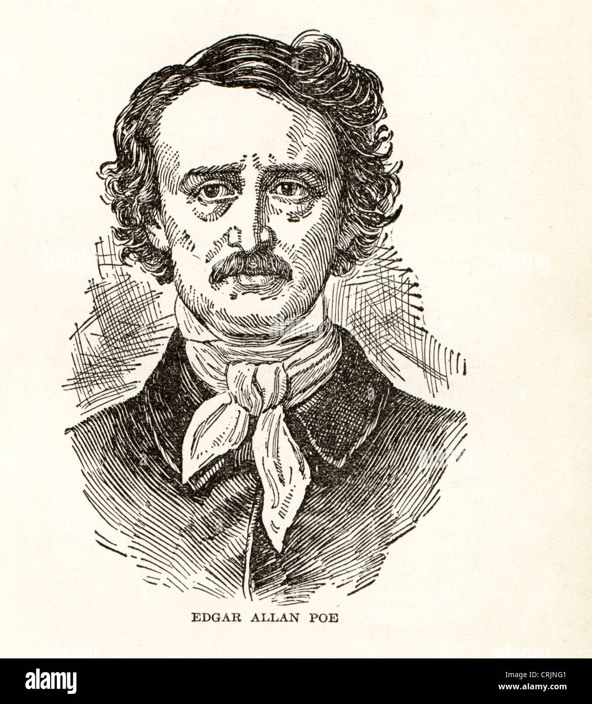 Edgar Allan Poe, 18091849, American poet, writer Stock Photo Alamy