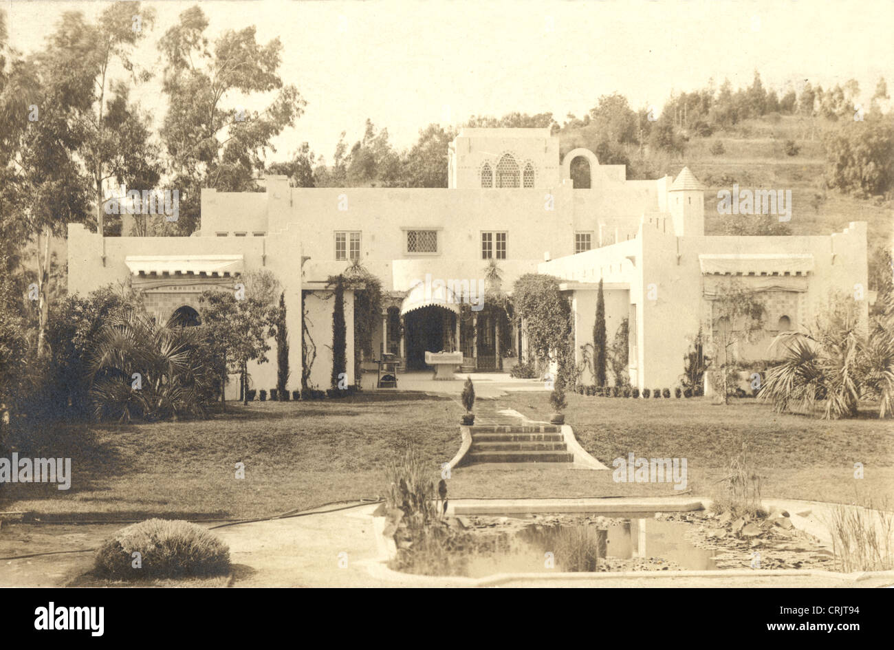Moorish Arabic Mansion in Southern California #1 Stock Photo