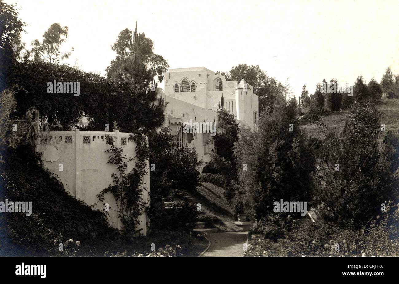 Moorish Arabic Mansion in Southern California #2 Stock Photo