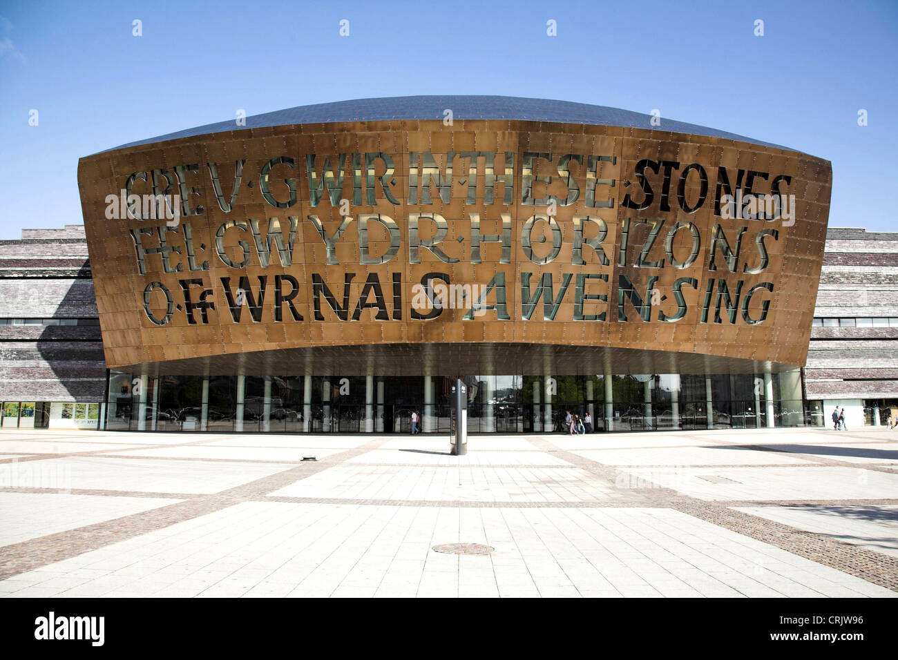Cardiff Millenium Centre, United Kingdom, Wales, Cardiff Stock Photo