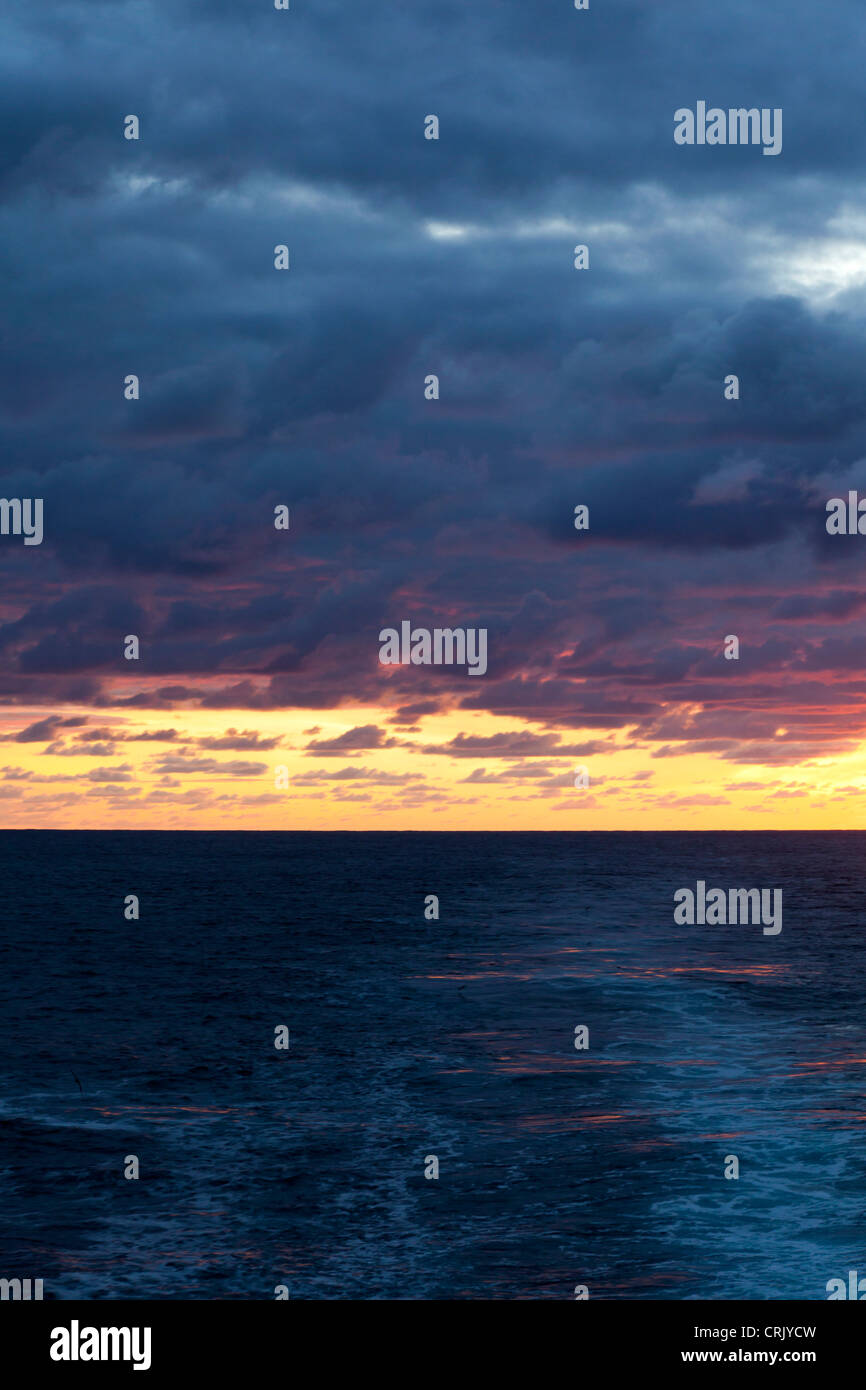 South Atlantic Ocean sunset Stock Photo