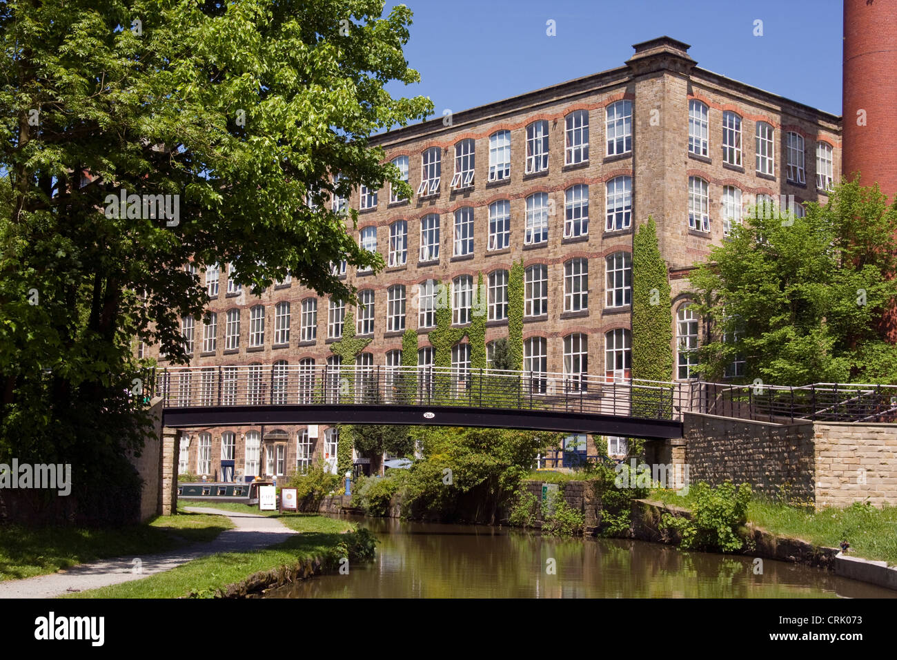 Clarence Mill, Bollington Stock Photo