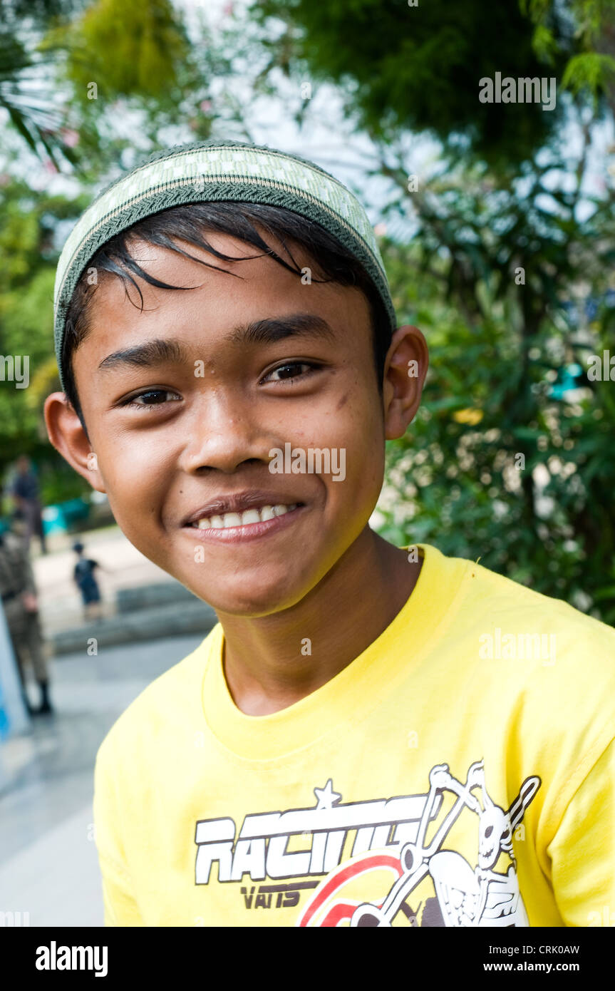 boy in bukittingi sumatra indonesia Stock Photo - Alamy