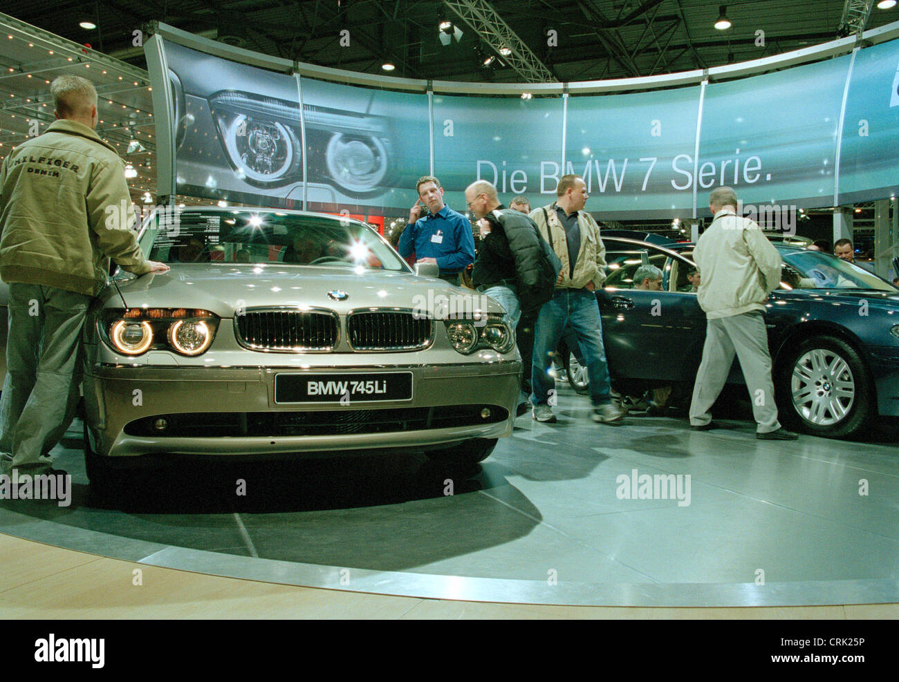BMW presents its vehicles at the fair Auto Mobil International Stock Photo