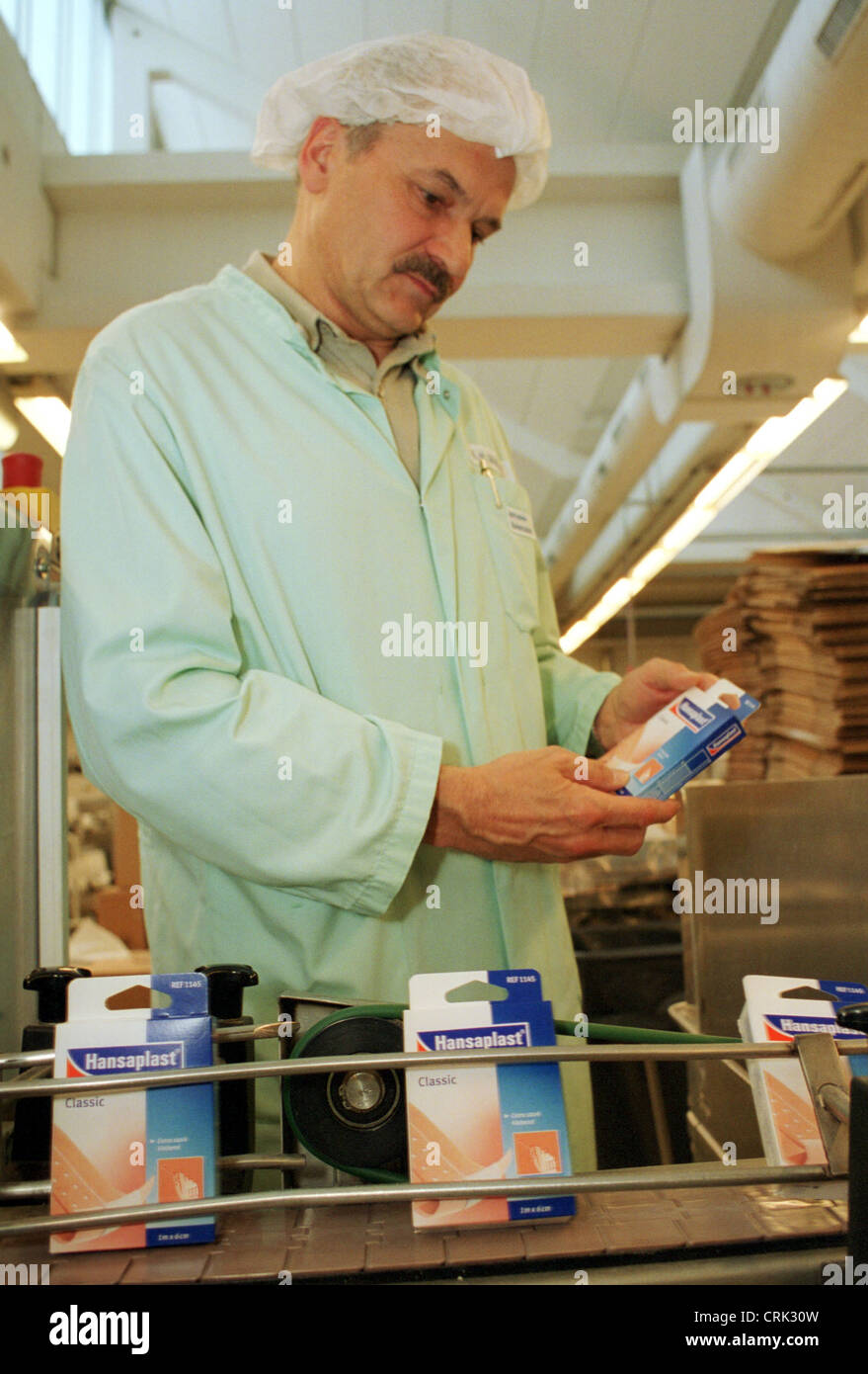 Hamburg, production at the BSN medical GmbH & Co. KG (eg Elastoplast