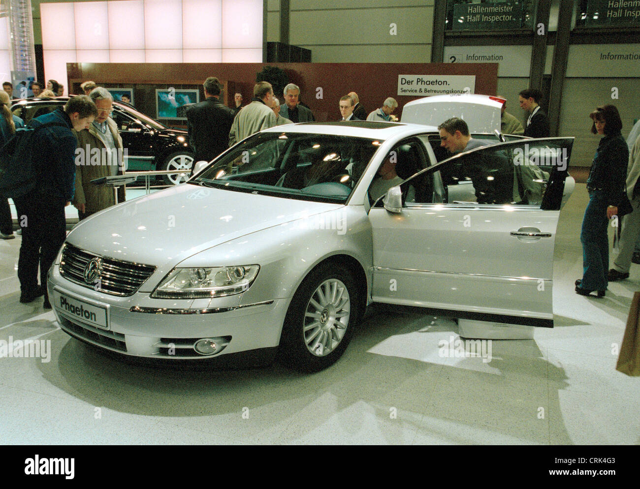 Presentation of the Nobel Phaeton model of the Volkswagen Group Stock Photo
