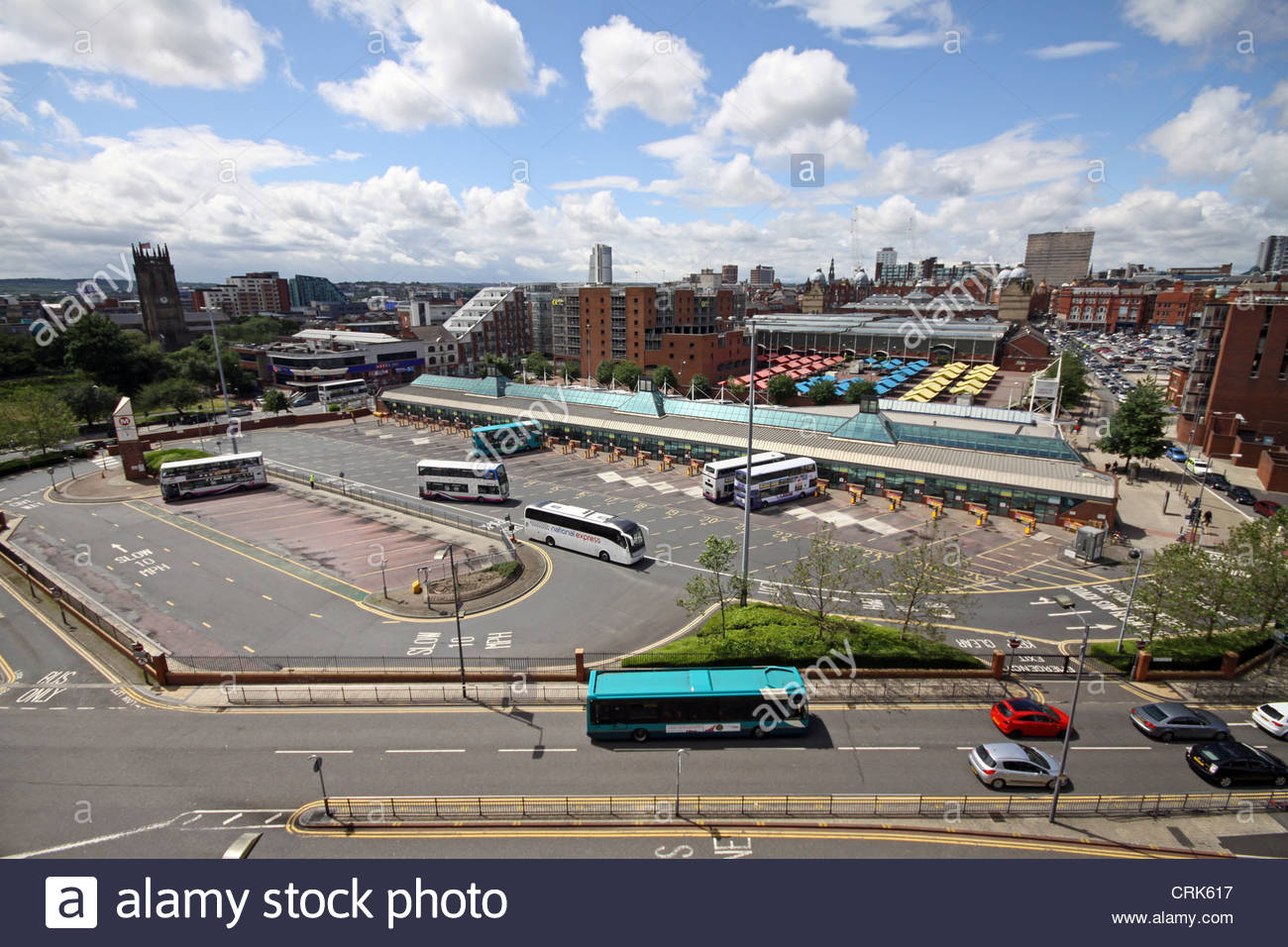 view of Leeds City bus station Stock Photo 48979651 Alamy
