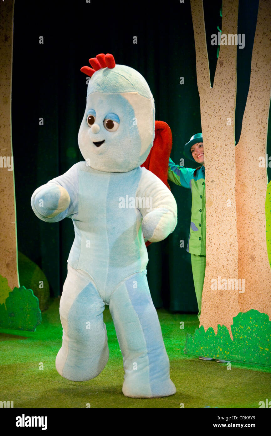 Iggle piggle with his red blanket: In The Night Garden character / characters. UK. Stock Photo