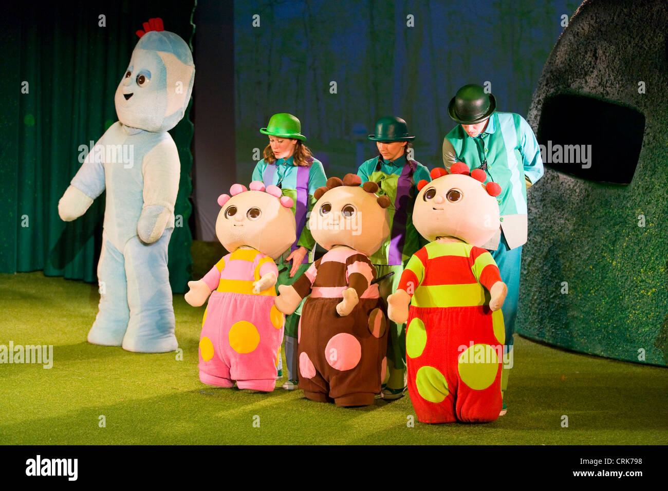 The Tombliboos / Tombliboo with Upsy Daisy & Iggle Piggle: In The Night  Garden character / characters. UK Stock Photo - Alamy