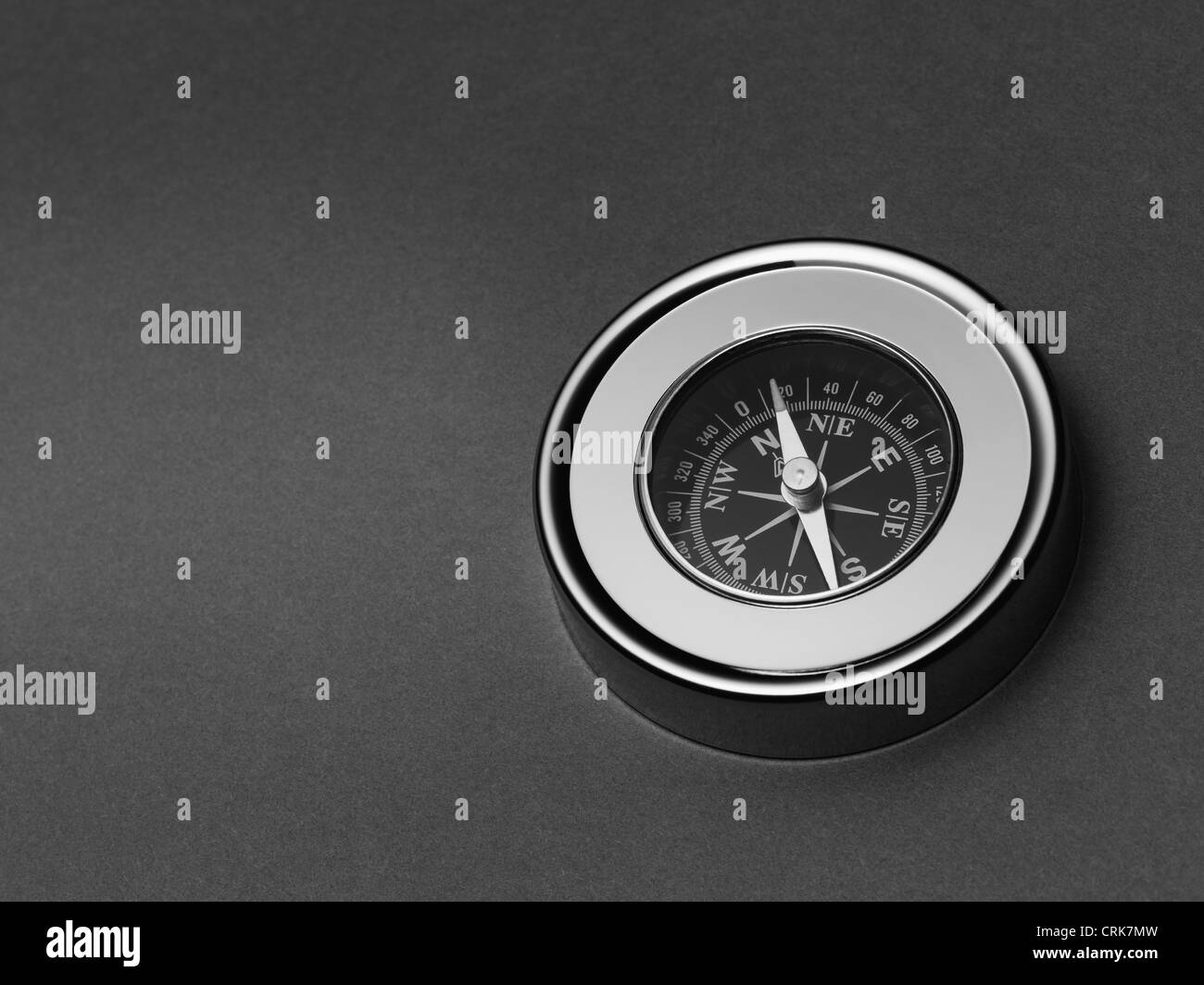 Close up of compass Stock Photo