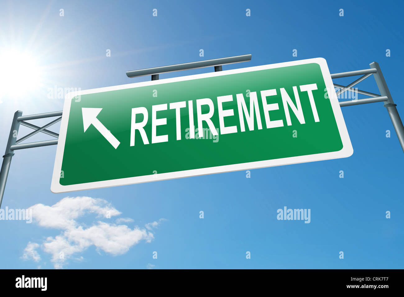 Retirement concept. Stock Photo