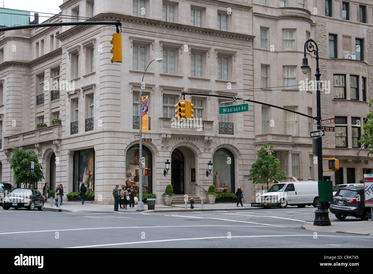 Ralph Lauren store at the junction of Madison Avenue & East 72nd Street New  York USA Stock Photo - Alamy