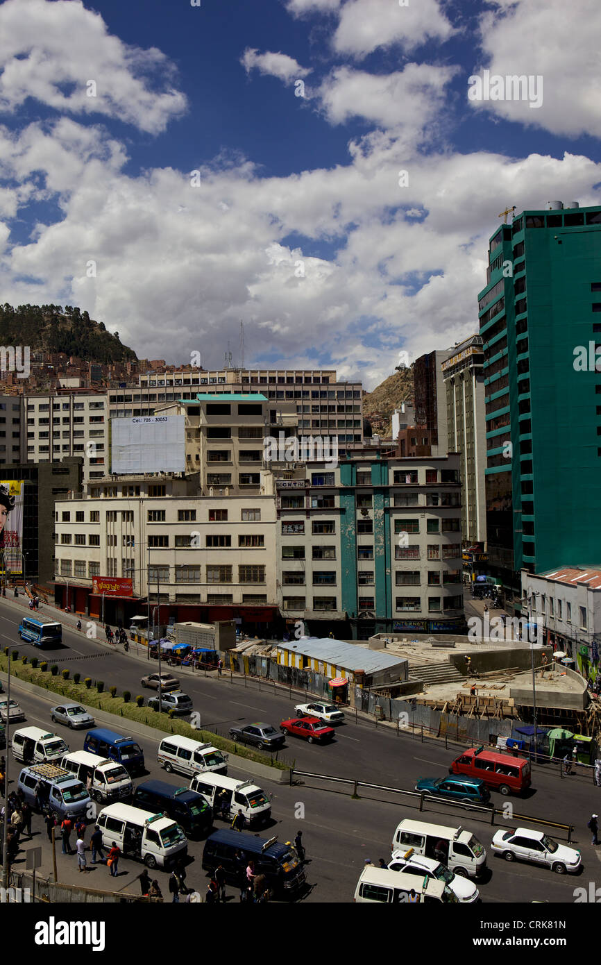Departamento de la paz bolivia chijini la paz america hi-res stock ...