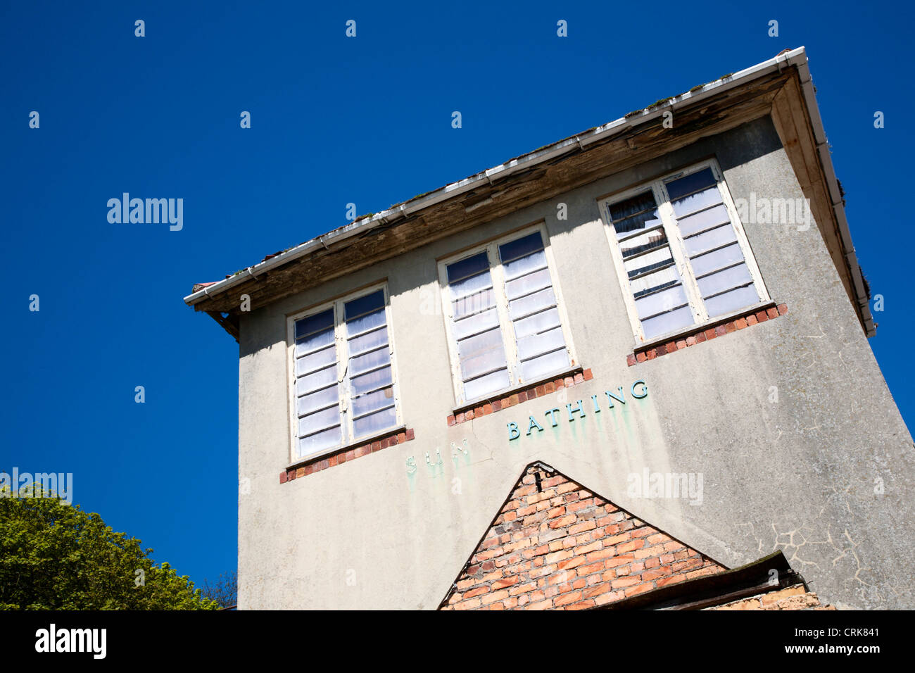 Old Sun Bathing Pavilion Scarborough North Yorkshire England Stock