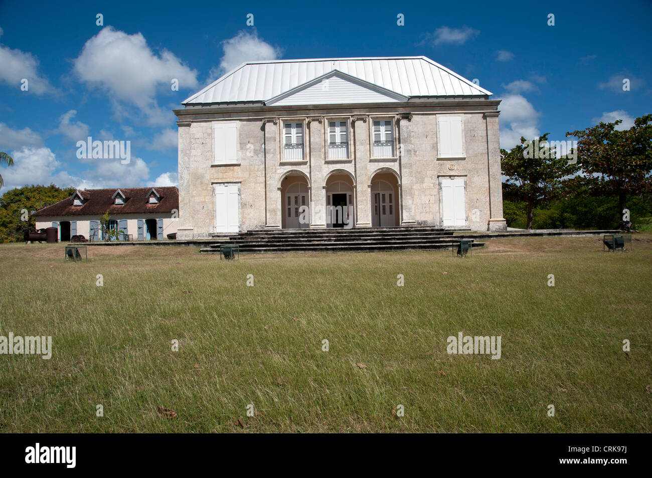 Caribbean French Guadeloupe habitation Murat Marie Galante Murat Stock Photo