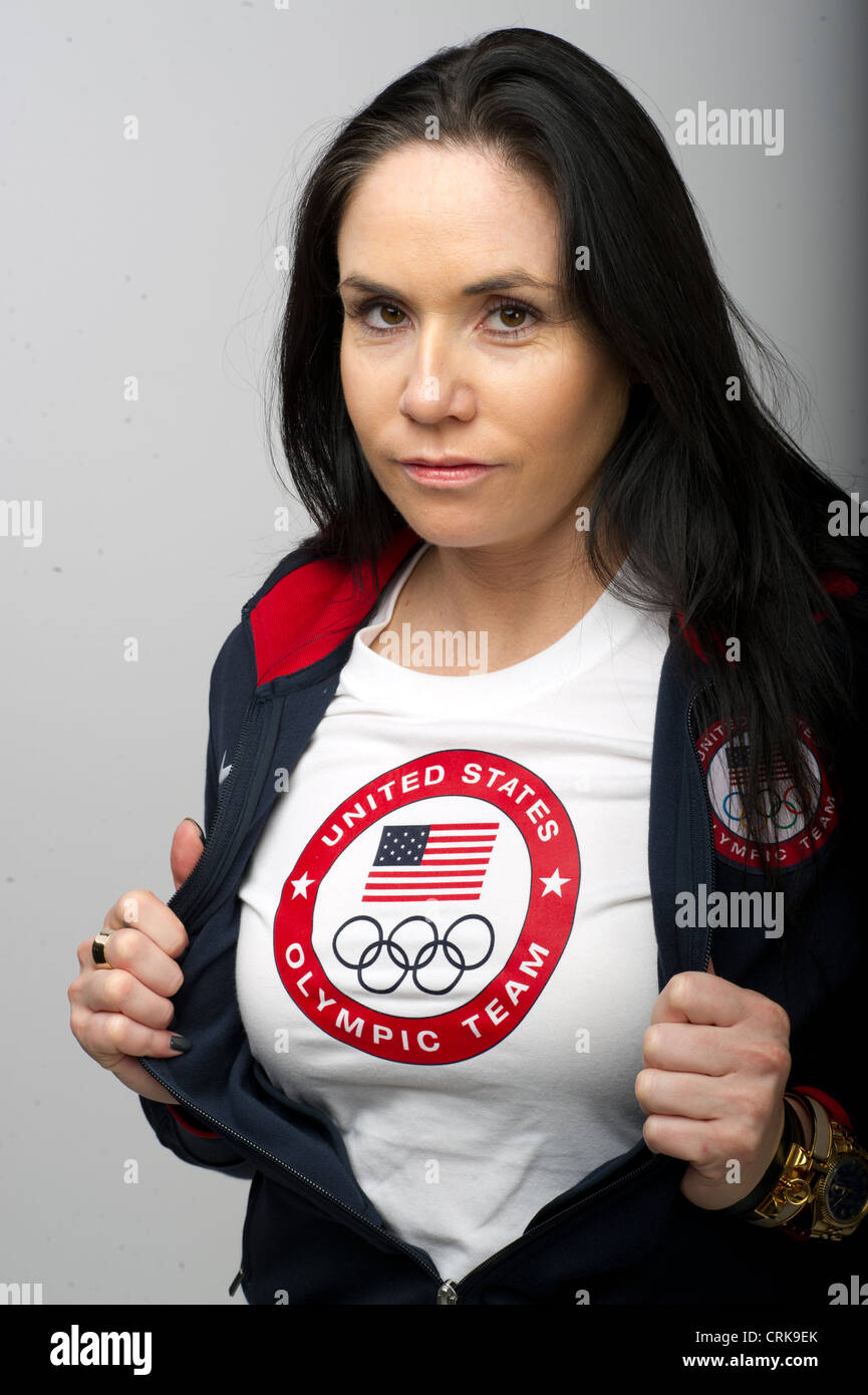 American female volleyball player Lindsey Berg at Team USA Media Summit