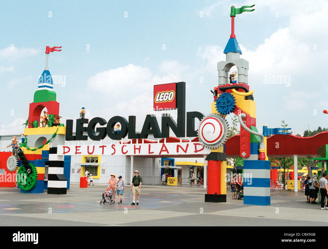 Main entrance to the Legoland Germany Stock Photo - Alamy