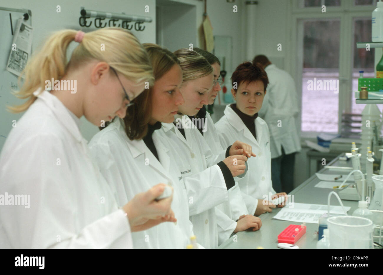 Experiments in the lab Stock Photo Alamy