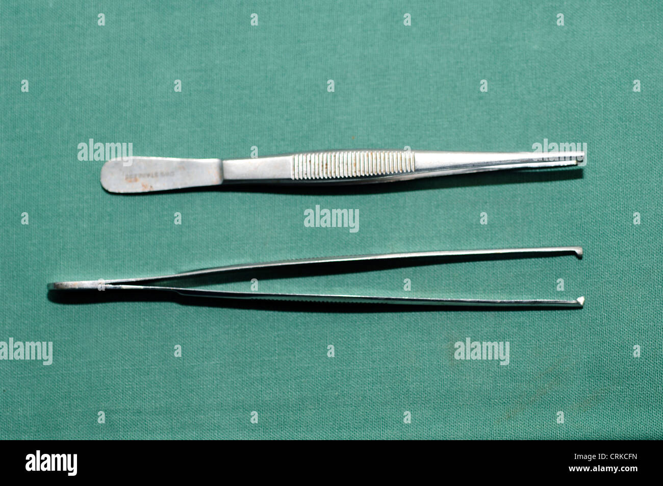 medical metal forceps Stock Photo Alamy