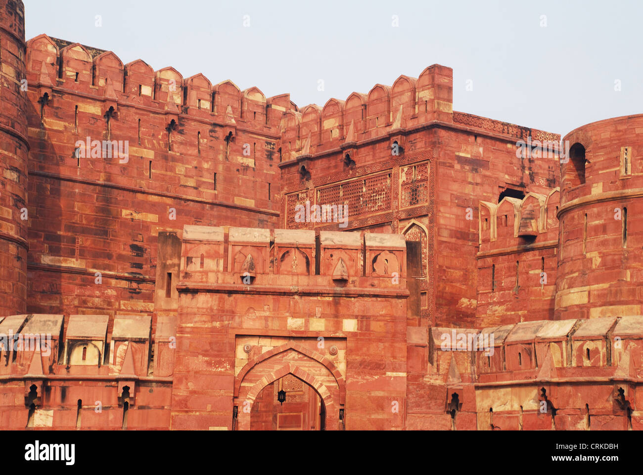 Amar Singh Gate, Southern gateway or kbar Darwaja. The gate was reserved for Mughal emperor Akbar and his personal entourage Stock Photo