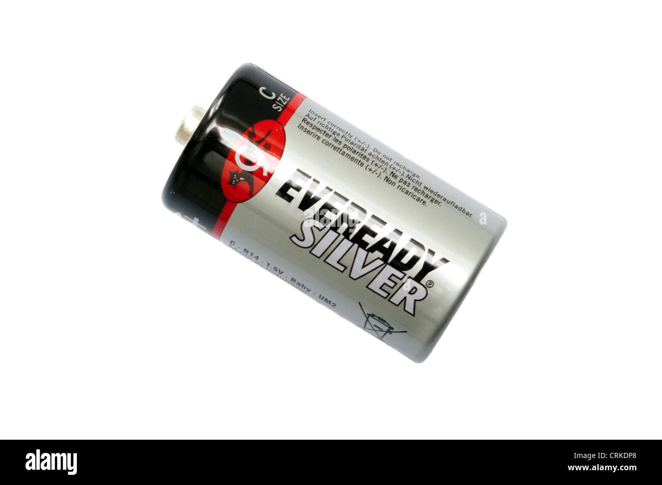 Eveready Battery Stock Photo