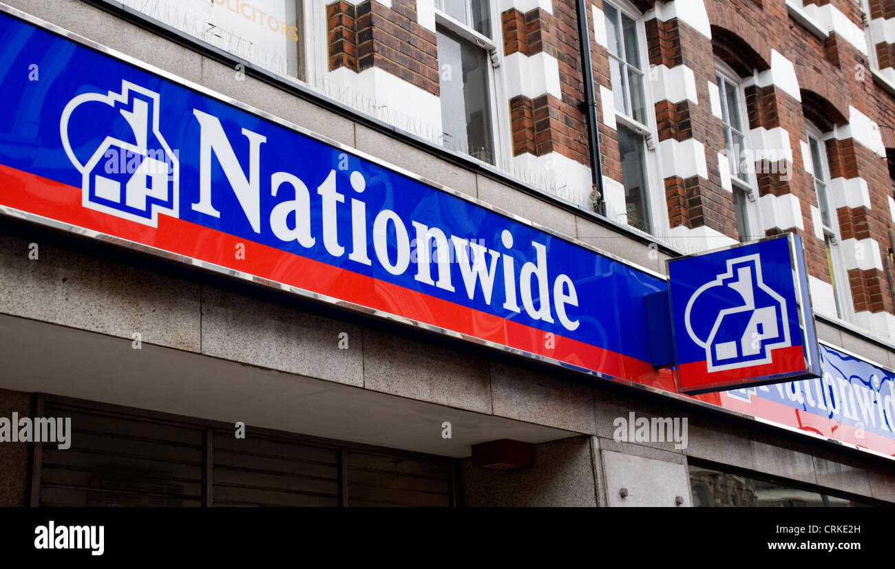 Nationwide shop signage Stock Photo