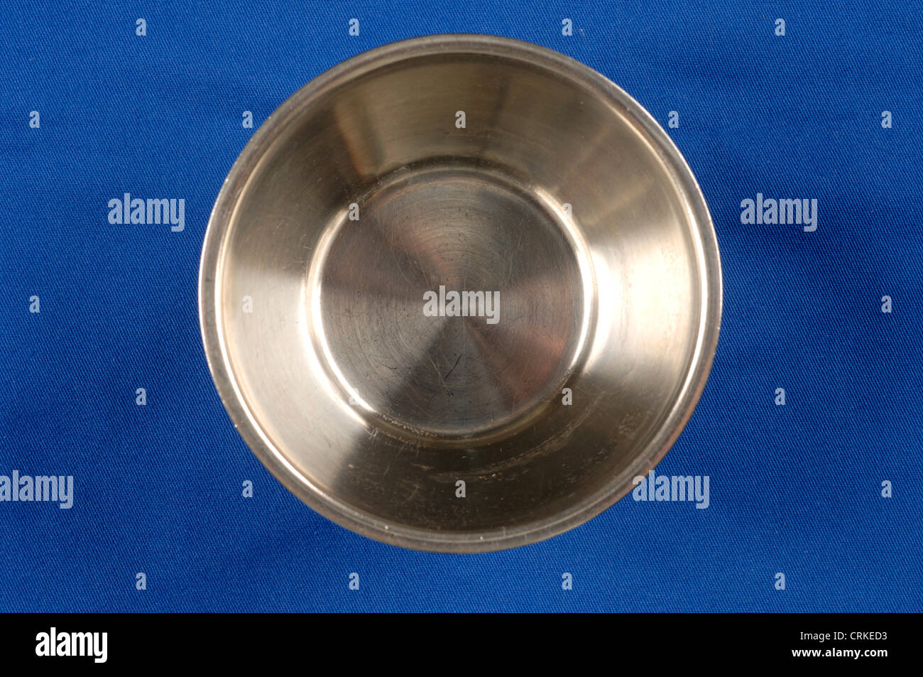metal dish container Stock Photo