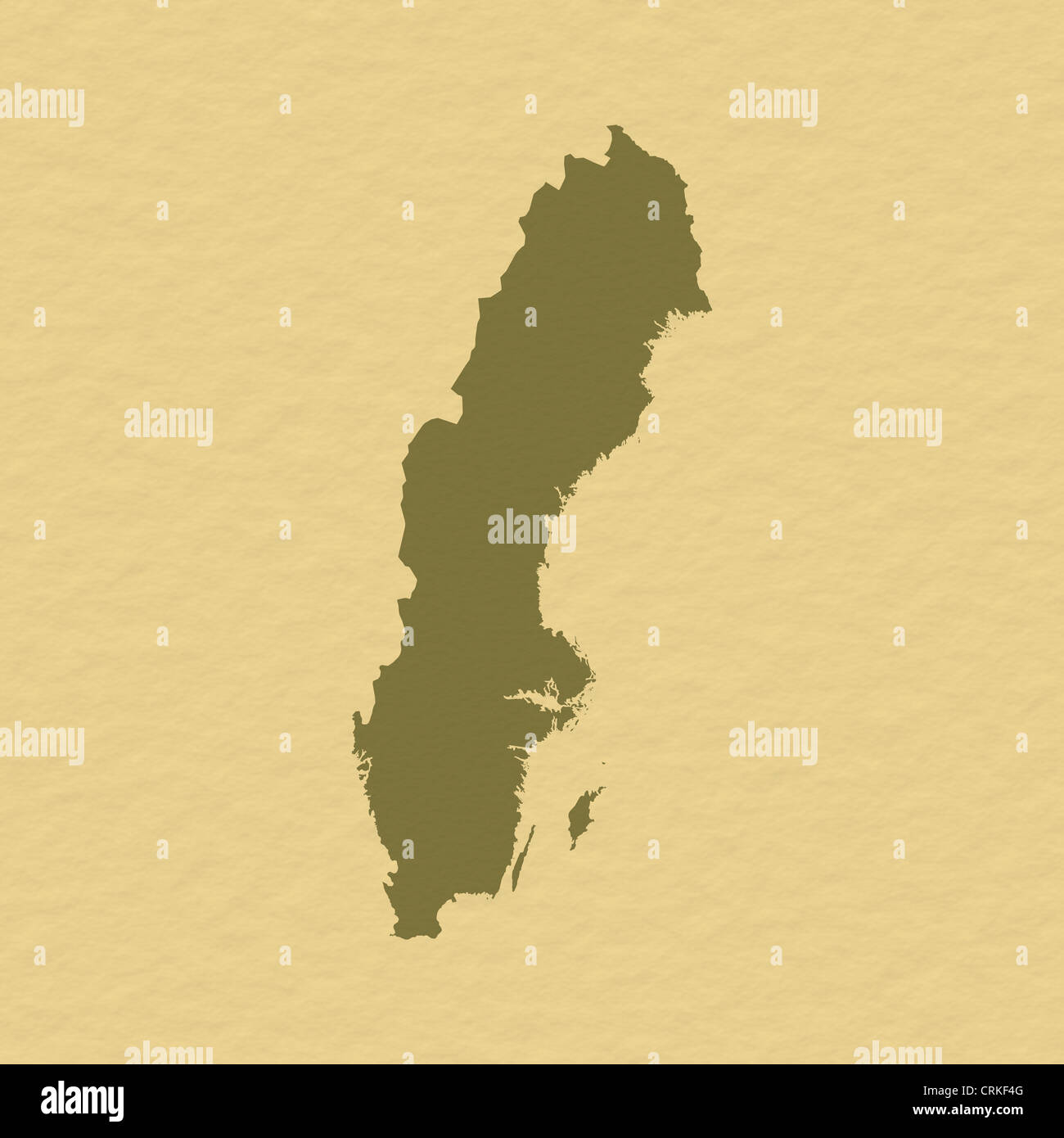 Political map of Sweden with the several provinces Stock Photo - Alamy