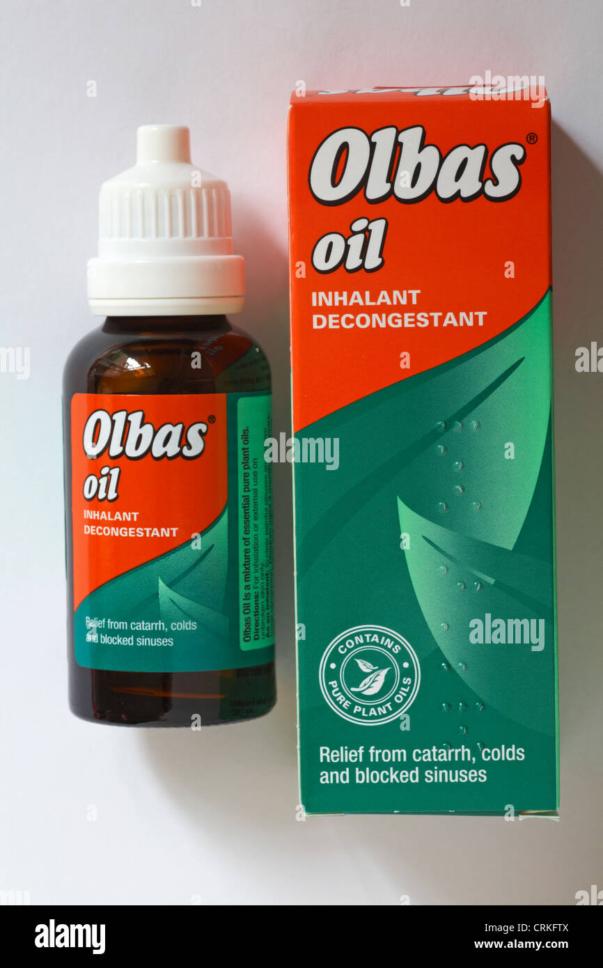 Olbas Oil Inhalant Decongestant Hi-res Stock Photography And Images - Alamy